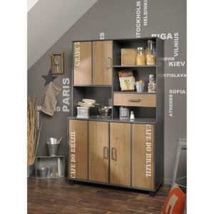 DESSERTE - BILLOT Buffet Darling décor chêne et gris DESSERTE - BILLOT Buffet Darling décor chêne et gris
