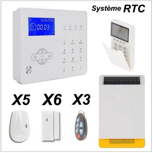 Centrale alarme ST V GSM + RTC  alarme maison sans fil
