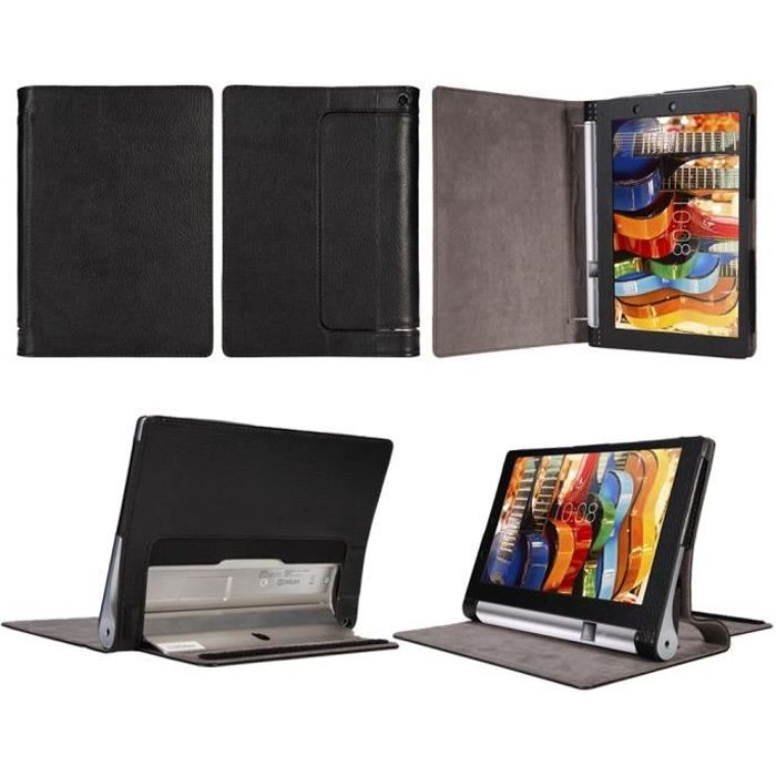 Etui coque Lenovo Yoga Tablet 3 10 pouces noir Housse pochette