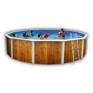 VETA Piscine en acier circulaire 640x120 + Kit d´été + Tapis