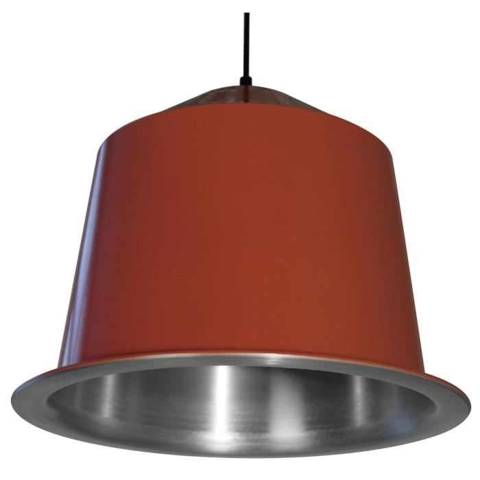 Suspension luminaire Capsule Rouge Metropolight Achat / Vente