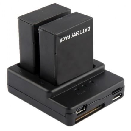 Double Chargeur de Batterie pour Caméra Action Sport Gopro Hero 3 Double Chargeur de Batterie pour Caméra Action Sport Gopro Hero 3