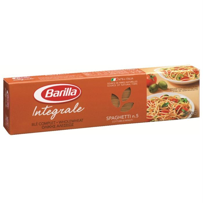 Barilla Integrale Pâtes spaghetti au blé complet 500g Achat / Vente