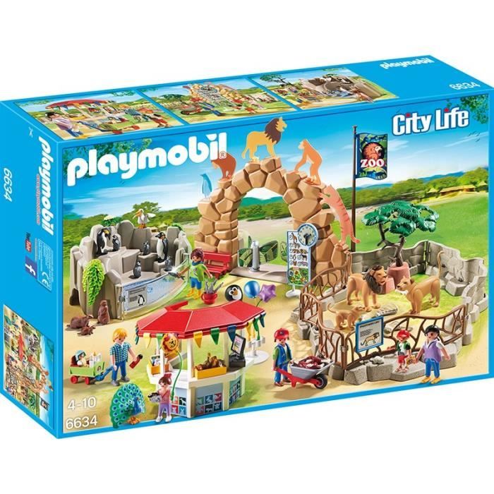 Playmobil&reg; 6634 Grand zoo Achat / Vente univers miniature Playmobil