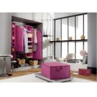 BOITE DE RANGEMENT HOUSSE COURTE POUR VETEMENTS ROSE