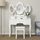 Songmics® Coiffeuse Table de Maquillage Grande Com