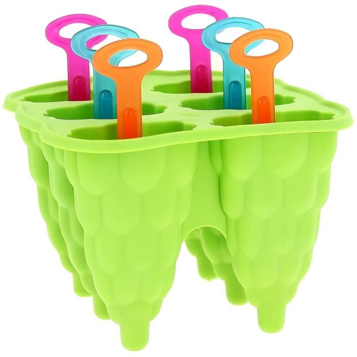 Lot De 18 Moules à Glace En Silicone Avec 120 Bâtonnets - Formes Animaux Et Fruits - Réutilisables, Facile à Démouler - Pour Famille, Fêtes
