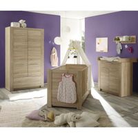 CHAMBRE COMPLÈTE BÉBÉ CARLOTTA Chambre Bébé complète 3 pièces : Lit + Ar CHAMBRE COMPLÈTE BÉBÉ CARLOTTA Chambre Bébé complète 3 pièces : Lit + Ar
