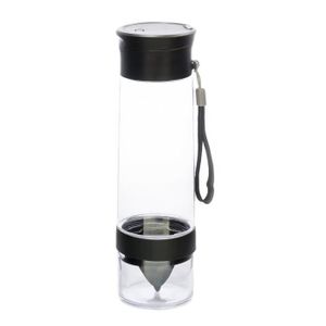 YOKO DESIGN Bouteille détox avec presse-argumes noir