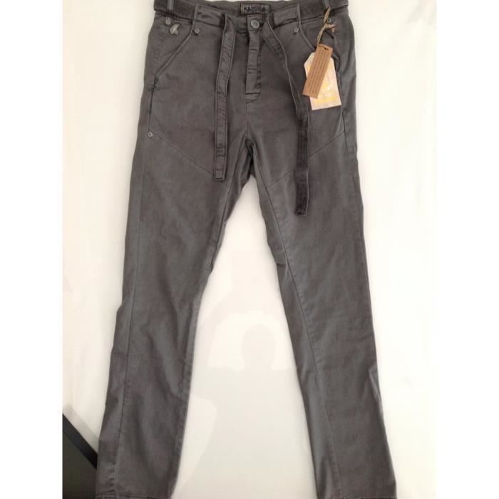 Kaporal original pantalon gris femme Xs Achat / Vente pantalon