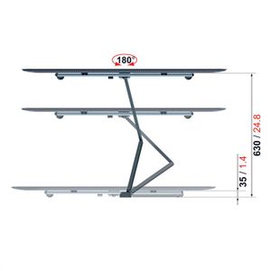VOGEL'S THIN345 / Orientable 180° / TV 32" à 52"