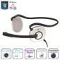 CASQUE  - MICROPHONE Logitech Stereo Headset H130 Cloud White