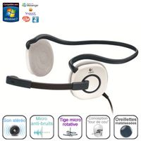 CASQUE  - MICROPHONE Logitech Stereo Headset H130 Cloud White