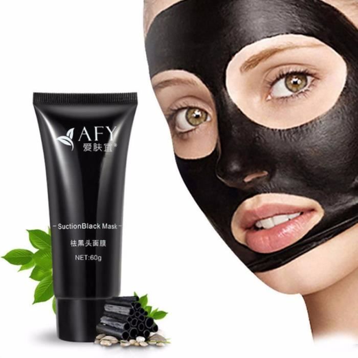 Tube 60 G Masque Peel'Off Au Charbon De Bambou Actif AFY - Black Head ...