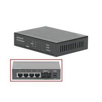 SWITCH - HUB ETHERNET - INJECTEUR SWITCH 4x10/100+FIBRE
