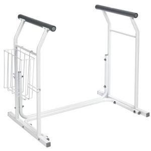 Barre de relevage WC mobile avec espace rangement
