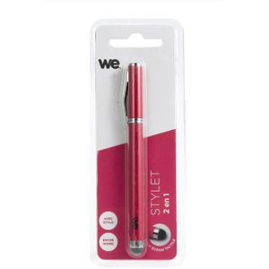 WE Stylet Pour Surfaces Tactiles Avec Stylo - Fushia