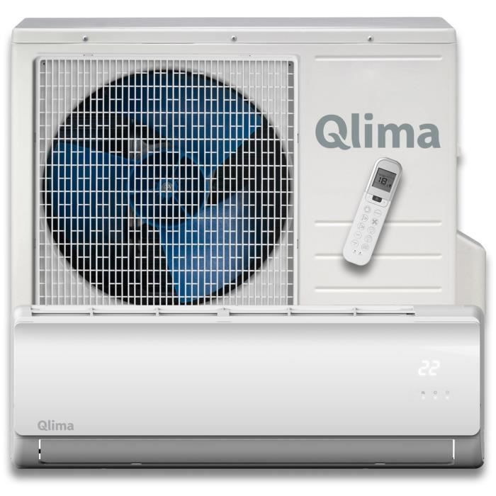 qlima climatiseur fixe inverter r 233 versible 4900w s3348 qlima climatiseur fixe inverter r 233 versible 4900w s3348