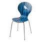  Chaise Nature Bleue Angel - Lot de 4 Id'Clik