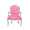 fauteuil baroque de style louis xv