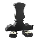 CABLE / CONNECTIQUE DUAL CHARGE BLACK XBOX 360 DEA FACTORY