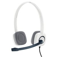 CASQUE  - MICROPHONE Logitech Stereo Headset H150 Cloud White