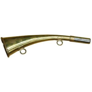 TERRITOIRE CHASSE Corne Laiton Sortie Ovale de 23 cm