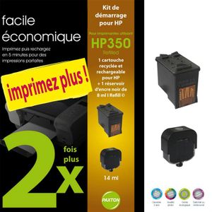 CARTOUCHE IMPRIMANTE Paxton cartouche I refill HP 350 + dosette CARTOUCHE IMPRIMANTE Paxton cartouche I refill HP 350 + dosette