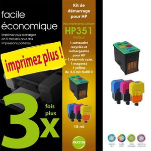 CARTOUCHE IMPRIMANTE Paxton cartouche I refill HP 338 + dosettes CARTOUCHE IMPRIMANTE Paxton cartouche I refill HP 338 + dosettes