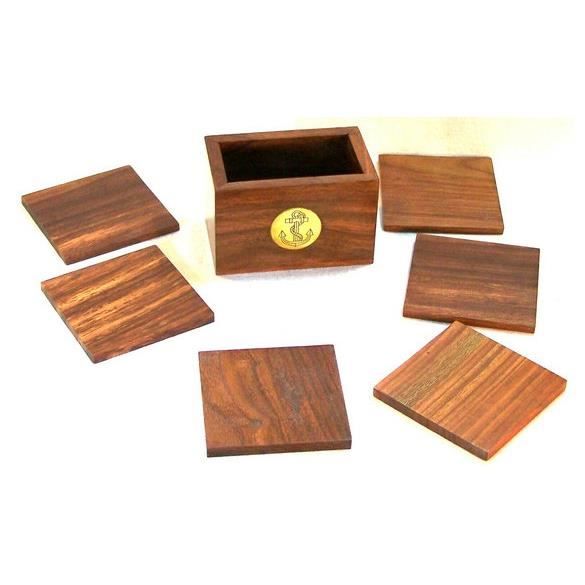 Dessous De Verres Marron 10x10x10cm Kersten KAL-3424