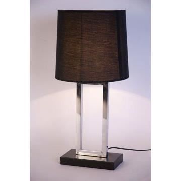 lampe de table noire ambiance tamisée - Achat / Vente lampe de table