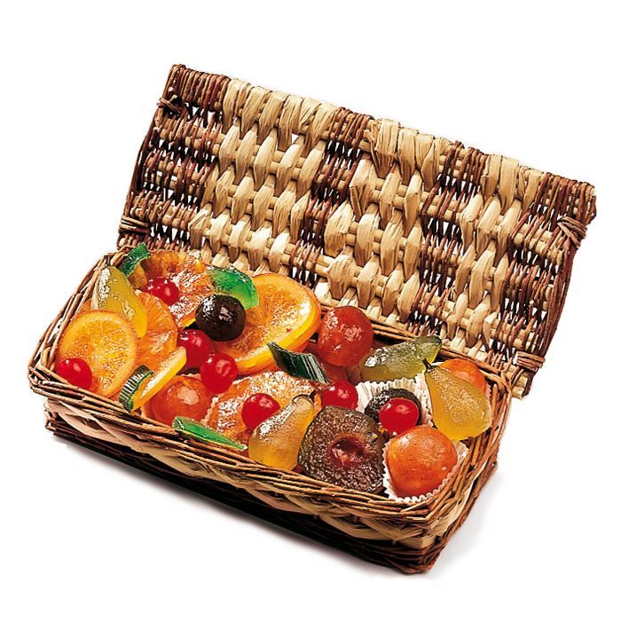 Panier Provençal de fruits confits Achat / Vente FRUITS CONFITS