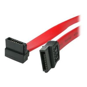 STARTECH Câble SATA vers SATA coudé ? angle droit de 45 cm - Cordon Serial ATA III 6 Gb/s