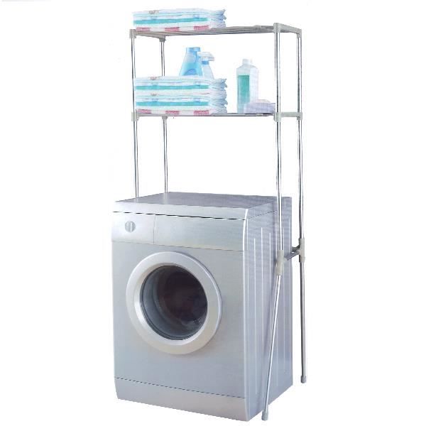 Étagère de rangement pour lave linge, sèche linge et toilettes
