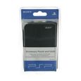 HOUSSE /  ETUI / COQUE / FACADE PACK HOUSSE UMD NOIRE + CHIFFONNETTE OFFICIEL SONY