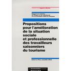 ENTREPRISE / ECONOMIE / DROIT PROPOSITIONS POUR L'AMELIORATION DE LA SITUATION S