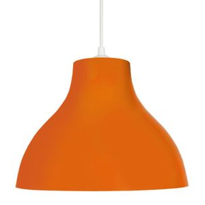 TOSELIA Lustre - suspension E27 25 W ?29,5cm Orange