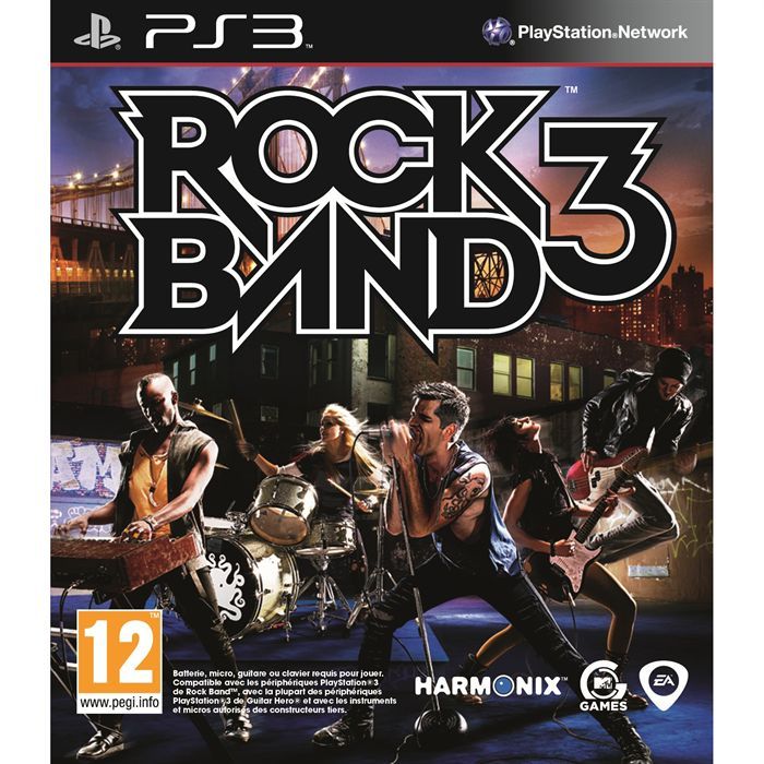ROCK BAND 3 / Jeu console PS3 Achat / Vente jeu ps3 ROCK BAND 3 / PS3 Cdiscount