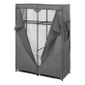 ARMOIRE DE CHAMBRE Armoire de rangement 2 etageres gris