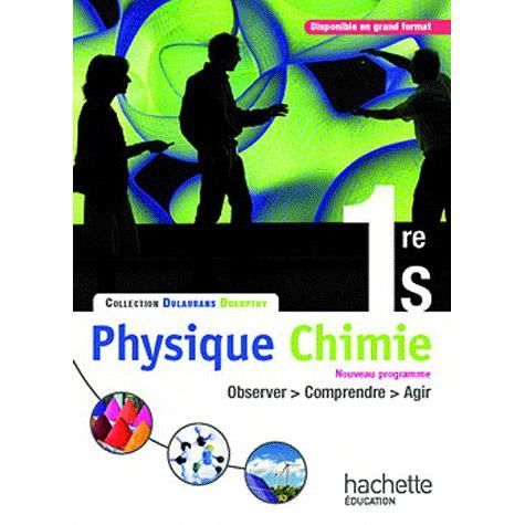 JEUNESSE ADOLESCENT Physique chimie 1ère S ; livre de lélève