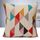 Housse Coussin Géométrique Canapé Maison Cushion C