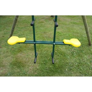 CHALET &amp; JARDIN Portique passerelle et toboggan