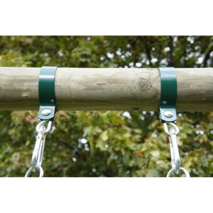 CHALET &amp; JARDIN Portique passerelle et toboggan