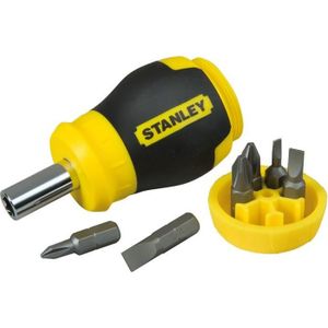 STANLEY Tournevis porte-embouts boule + 6 embouts