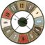 HORLOGE Horloge géante design Station Couleur Multicolo…