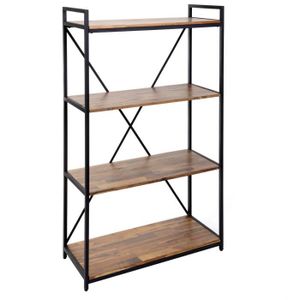 Etagere Bois Et Metal 2117 etag 232 re vintage maelis h141 x p30 x l90 cm achat Etagere Bois Et Metal 2117 etag 232 re vintage maelis h141 x p30 x l90 cm achat