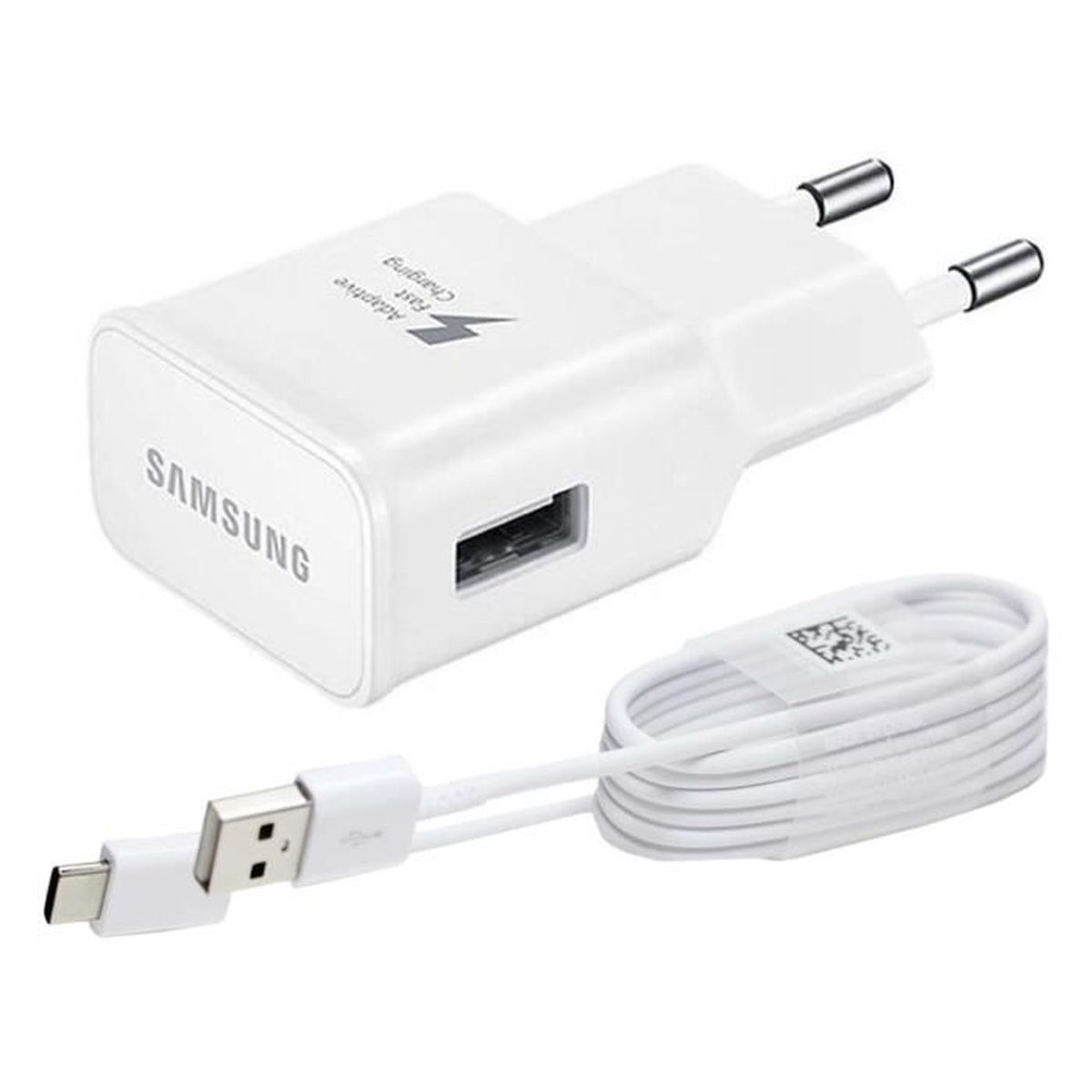 Chargeur rapide Samsung EPTA20EWE + Câble EPDN930CWE 5V2A pour Galaxy Tab, SMT900 Galaxy Tab