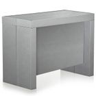  Table console extensible argent laqué + rangement