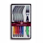 COUVERTS - MENAGERE LAGUIOLE PRODUCTION Coffret 6 fourchettes multicol