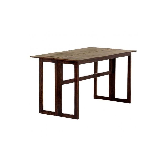 table console pliante plateau laque